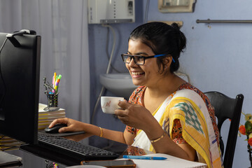 Indian working woman