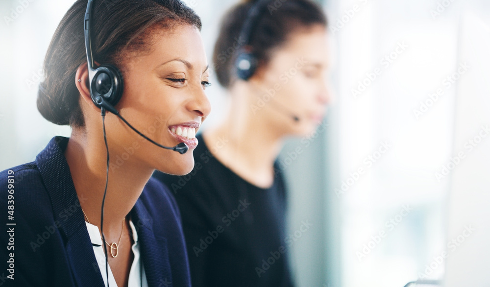 Poster use your voice to give customers a voice
