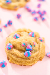 Unicorn chocolate chip cookie