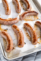Cooking bratwurst