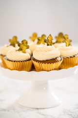 Gingerbread cupcakes