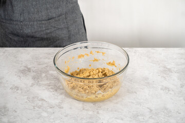 Chocolate cookies with peppermint chips