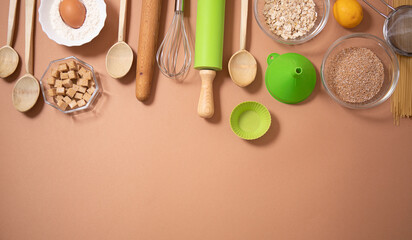 Kitchen tools. Decoration. 