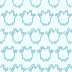 Seamless pattern with ethnic elements
