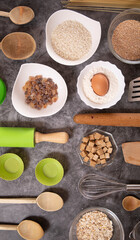 spices and herbs. Kitchen tools. Food. Kitchen