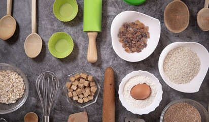 Cooking. Food. Kitchen tools. ingredients for cooking. Background. 