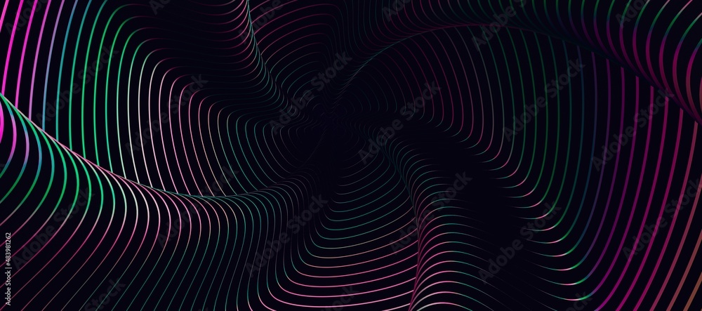 Poster Vortex swirl motion. Abstract textured background..