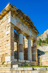 Athenians Treasury Building, Phocis, Greece