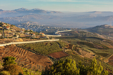 Early morning in the northern region of Israel
