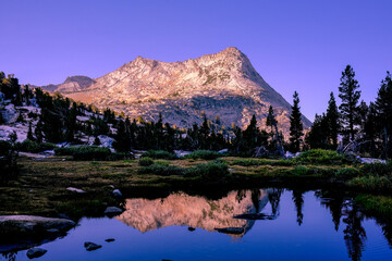 Fototapeta na wymiar Sunset in Yosemite National Park