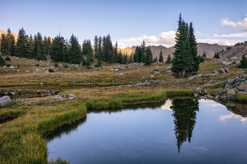 Fototapeta na wymiar Landscape in the Holy Cross Wilderness, Colorado