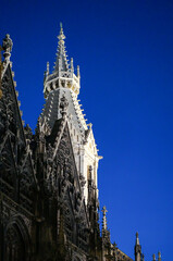 Fototapeta na wymiar Gothic spire of the Cathedral of St. Stephen's in Vienna