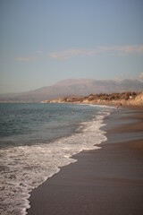 Beach and mountains in Greece, Crete