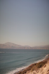 Beach and mountains in Greece, Crete