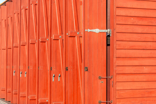 A Row Of Old Navy Barracks In Copenhagen, Denmark