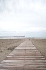 Fototapeta na wymiar path to the sea, Spain