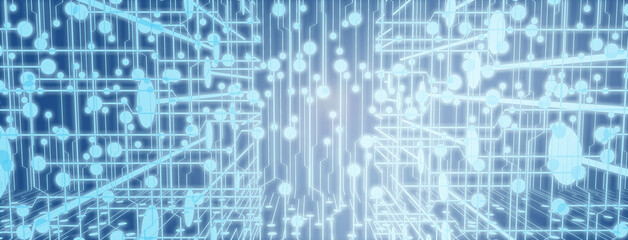 Digital abstract background represent technology business transection, pattern backdrop design