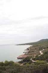 Fototapeta na wymiar Cliffs and sea in Spain