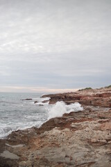 Cliffs and sea in Spain