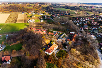 dwór w tomaszowicach, tomaszowice - obrazy, fototapety, plakaty