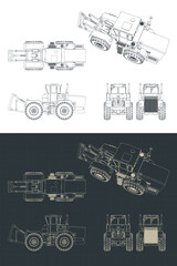 Tractor blueprints
