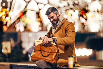 Portrait of man outdoors