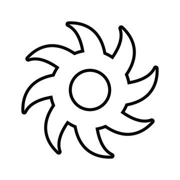recommend clip art: Black, hole, singularity outline icon. Line art vector.