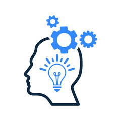 Mind, development icon. Editable vector graphics.