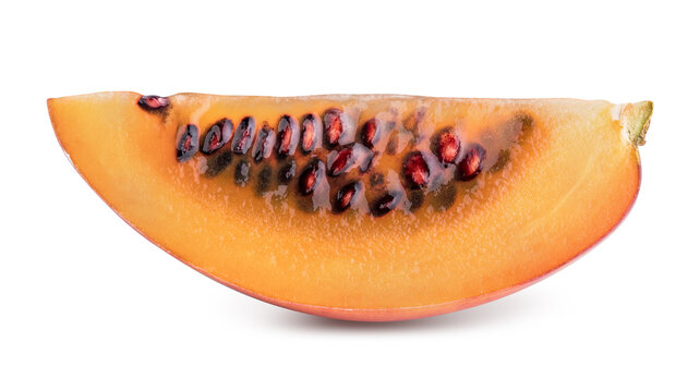 Fresh tomarillo fruit isolated on white background