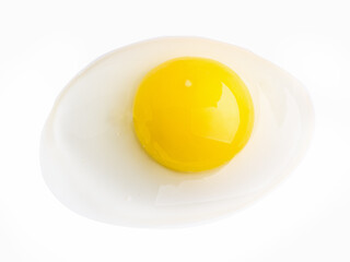 Quail egg isolated on white background