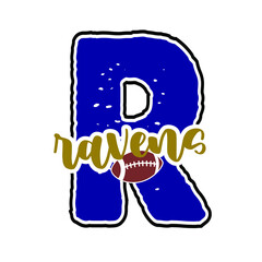 American Football, Football typography slogan, Vector print tee shirt, poster