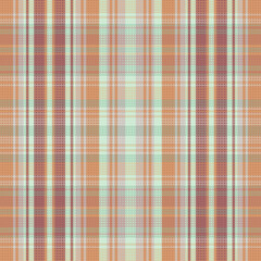 Seamless tartan plaid pattern background with vintage color.
