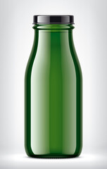 Color Glass Bottle on background. 