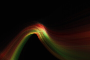 Colored blurred light lines. Abstraction of light.