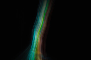 Colored blurred light lines. Abstraction of light.