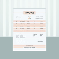 Invoice Design, Invoice Design Template, Business Invoice, Business Invoice Template, Invoice 