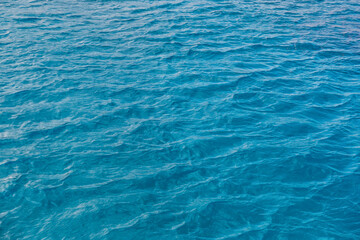 Fototapeta na wymiar blue sea surface as a natural background