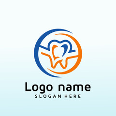 refresh a design for a dental office letter LD logo