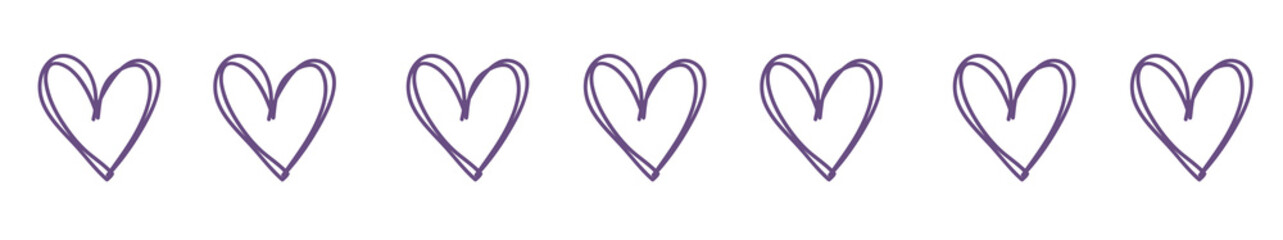 Happy Valentine's Day. Romantic background for the decoration of the lovers' holiday. Love. hearts on a white background. color very peri