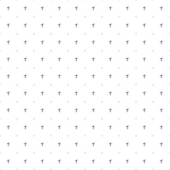 Square seamless background pattern from geometric shapes are different sizes and opacity. The pattern is evenly filled with small black handball symbols. Vector illustration on white background