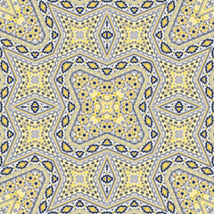 African repeating pattern graphic design. Traditional geometric texture. Ceramic print in ethnic