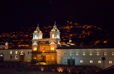 Fototapeta na wymiar San Francisco de Quito