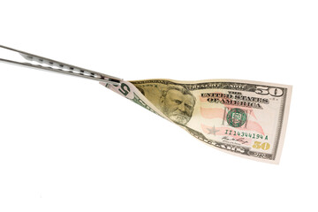 A barbecue fixture as a symbol of corruption.