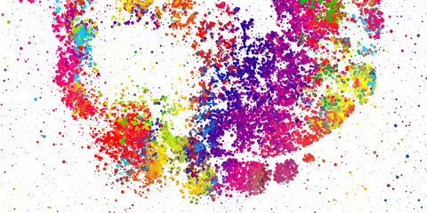 Bright abstract image in a modern style.