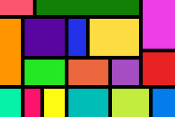 kolorowy wzór o geometrycznym kształcie