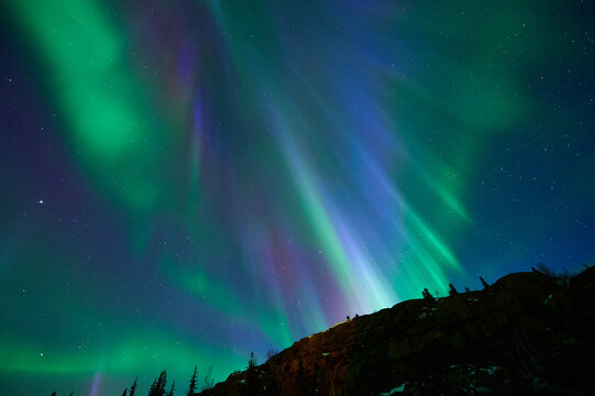 Aurora Borealis - Northern lights Yellowknife Northwest Territories 