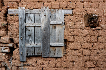 Streets and houses of the town of Ayllón Spain