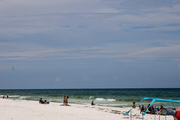 Fototapeta na wymiar Pensacola Beach In Pensacola FL. 