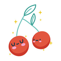 cute cherry icon