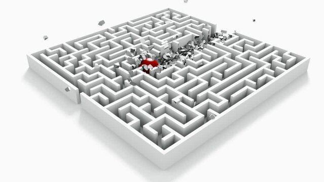 Breaking through the maze